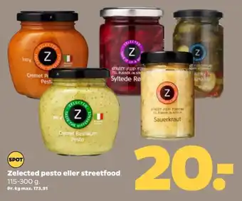 Netto Zelected pesto eller streetfood 115-300 g. tilbud