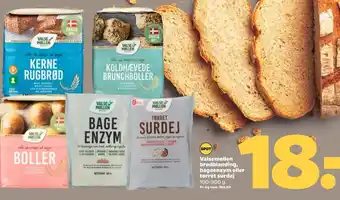 Netto Valsemøllen brødblanding, bageenzym eller tørret surdej 100-900 g tilbud