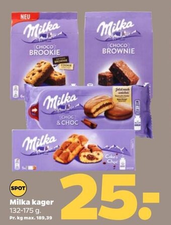 Milka kager