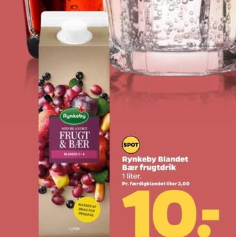 Netto Rynkeby Blandet Bær frugtdrik tilbud
