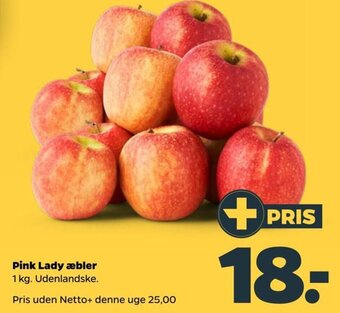 Netto Pink Lady æbler 1 kg tilbud