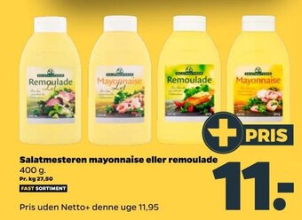 Netto Salatmesteren mayonnaise eller remoulade tilbud