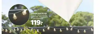 Netto Lyskæde med 50 LED 12 meter. tilbud