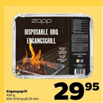 Netto ENGANGSGRILL tilbud
