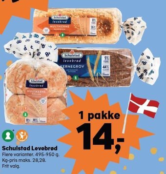 SuperBrugsen Schulstad Levebrød tilbud