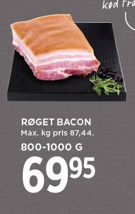 MENY Røget bacon tilbud