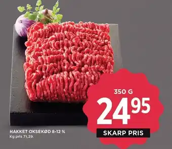 MENY Hakket oksekød 8-12 % tilbud