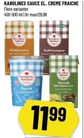 Løvbjerg Karolines sauce el. creme fraiche tilbud