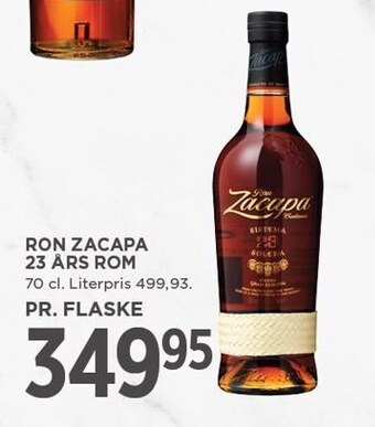 MENY Ron zacapa 23 års rom tilbud