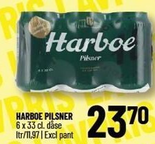Løvbjerg Harboe pilsner tilbud
