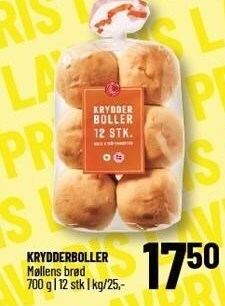 Løvbjerg Møllens brød krydderboller tilbud