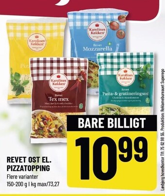 Løvbjerg Revet ost el. pizzatopping tilbud