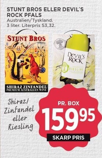 Stunt bros eller devil's rock rfals
