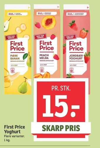 SPAR First price yoghurt tilbud