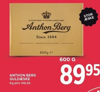 MENY Anthon berg guldæske tilbud