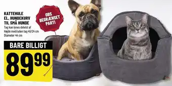 Løvbjerg Kattehule el. hundekurv til små hunde tilbud