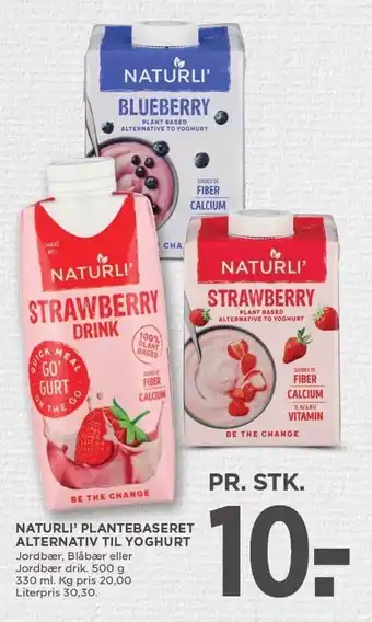 MENY Naturli' plantebaseret alternativ til yoghurt tilbud