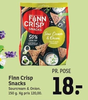 Finn crisp snacks