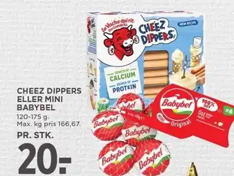 Cheez dippers el. mini babybel