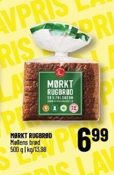 Løvbjerg Mørkt rugbrød tilbud