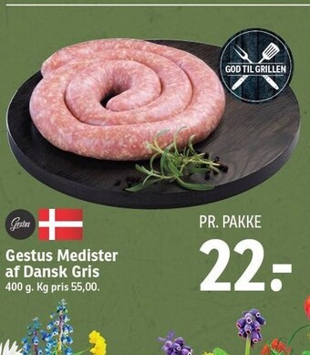 SPAR Gestus medister af dansk gris tilbud
