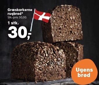 SuperBrugsen Græskarkerne rugbrød tilbud