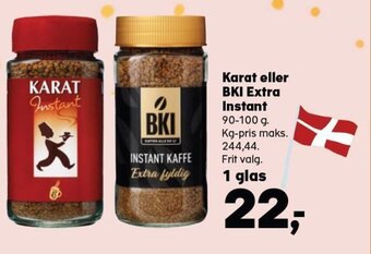 SuperBrugsen Karat eller BKI Extra Instant tilbud