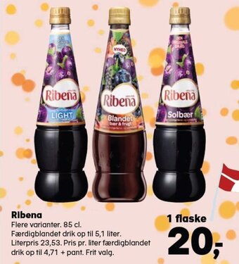 SuperBrugsen Ribena tilbud