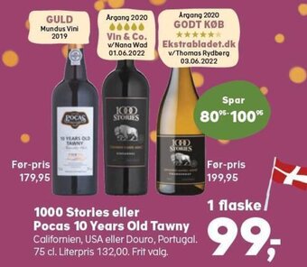 SuperBrugsen 1000 Stories eller Pocas 10 Years Old Tawny tilbud
