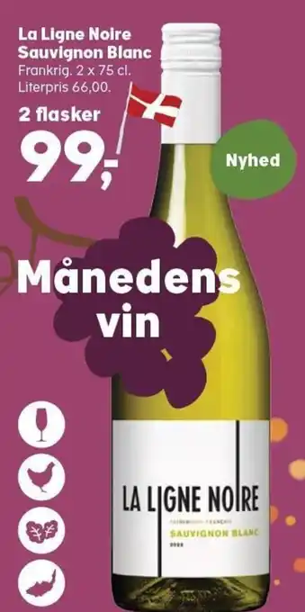 SuperBrugsen La Ligne Noire Sauvignon Blanc tilbud