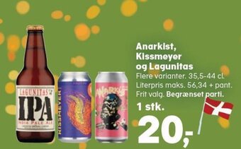 SuperBrugsen Anarkist, Kissmeyer og Lagunitas tilbud