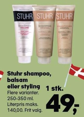 SuperBrugsen Stuhr shampoo, balsam eller styling tilbud