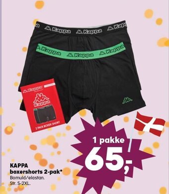 SuperBrugsen KAPPA boxershorts 2-pak* tilbud