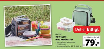 Køletaske med madkasser