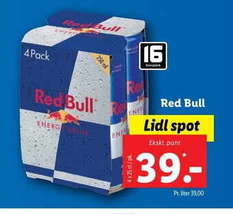 Lidl Red Bull tilbud