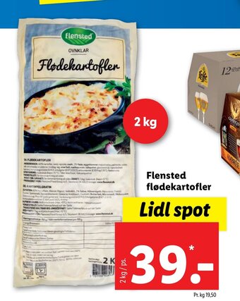 Lidl Flensted flødekartofler tilbud