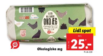 Lidl Økologiske æg tilbud