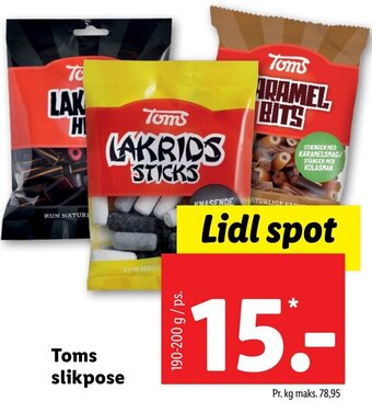 Lidl Toms slikpose tilbud