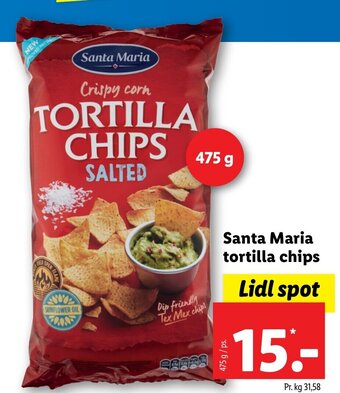 Lidl Santa Maria tortilla chips tilbud