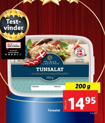Lidl Tunsalat tilbud