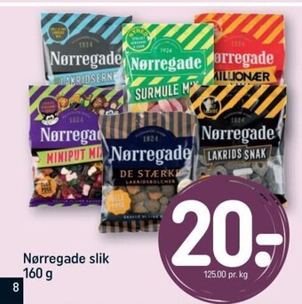 REMA 1000 Nørregade slik 160g tilbud