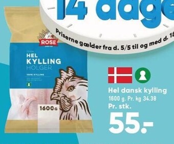 Bilka Hel dansk kylling tilbud