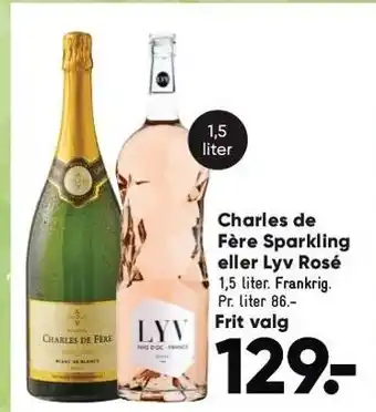 Charles de fère sparkling eller lyv rosé