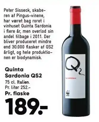 Bilka Quinta sardonia tilbud