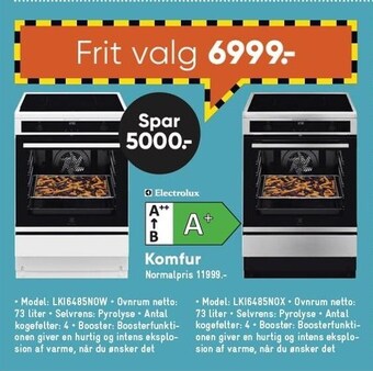 Bilka Electrolux komfur tilbud