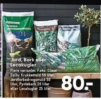 Bilka Jord, bark el. lecakugler tilbud