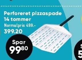 Bilka Perforeret pizzaspade 14 tommer tilbud