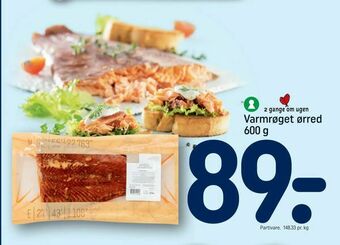 REMA 1000 Varmrøget ørred tilbud