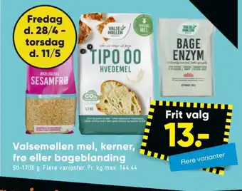 Bilka Valsemøllen sesamfrø tilbud