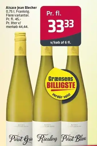 Fleggaard Alsace jean blecher tilbud
